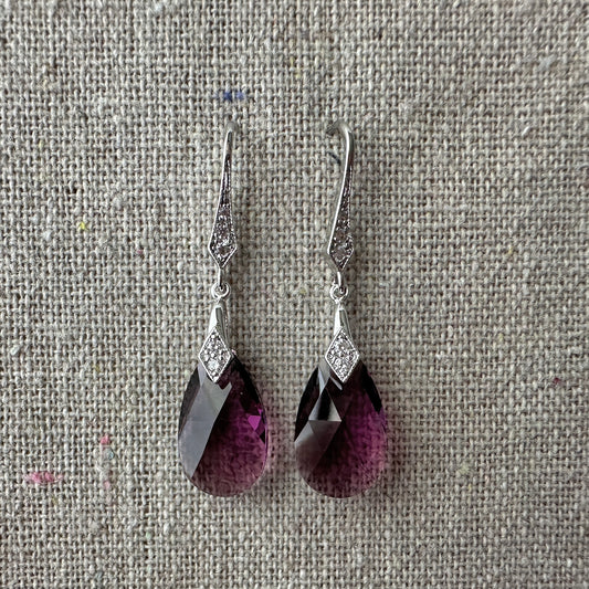 Deco Teardrop Earrings