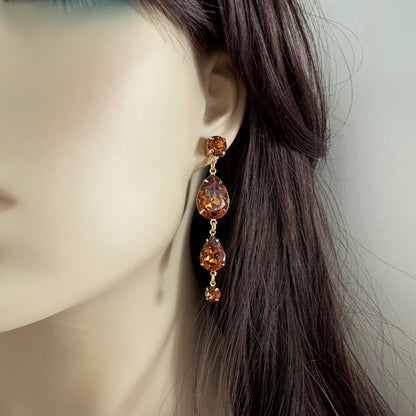 Tiered Cascade Earrings