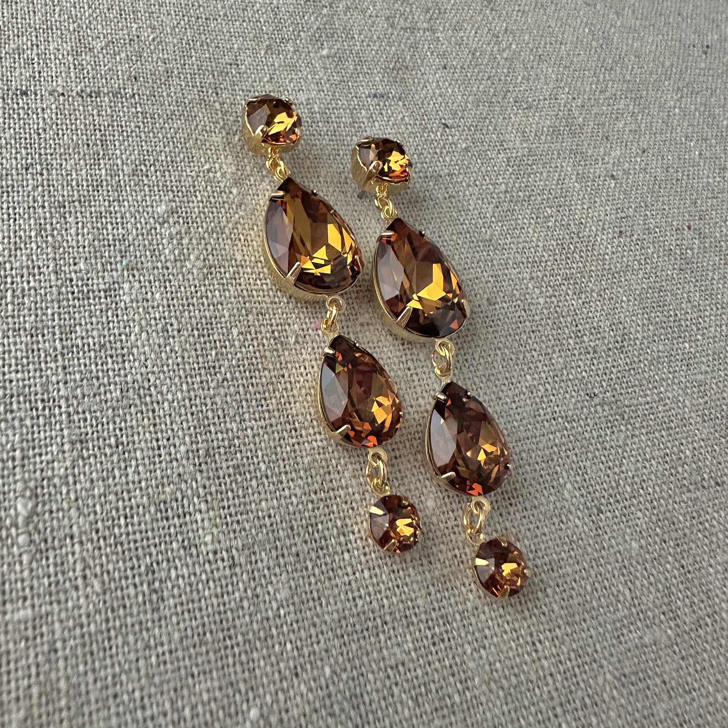 Tiered Cascade Earrings