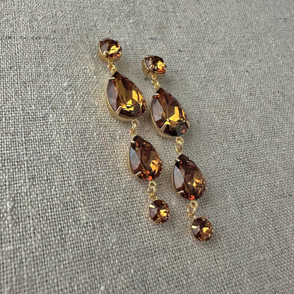 Tiered Cascade Earrings
