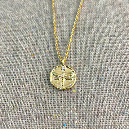 Wild Wonders Wax Seal Insect Necklace • Butterfly or Dragonfly
