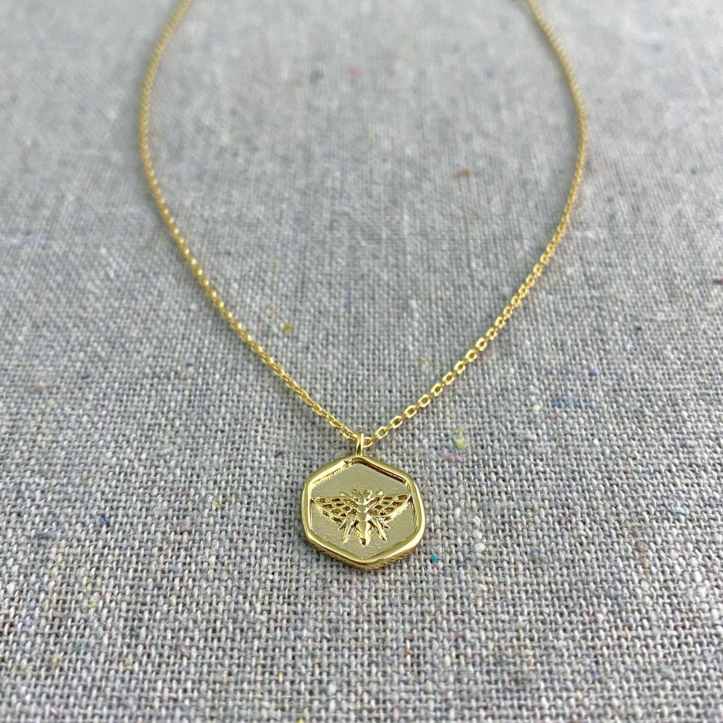 Wild Wonders Wax Seal Insect Necklace • Butterfly or Dragonfly