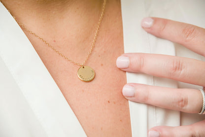 When in Rome Disc Necklace
