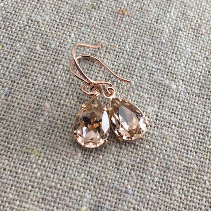Tiny Pear Dangling Earrings