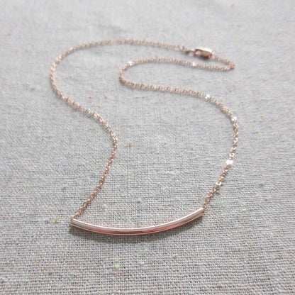Arch Rose Gold Necklace