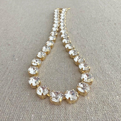 Diamante Collar Toggle Necklace • 8mm
