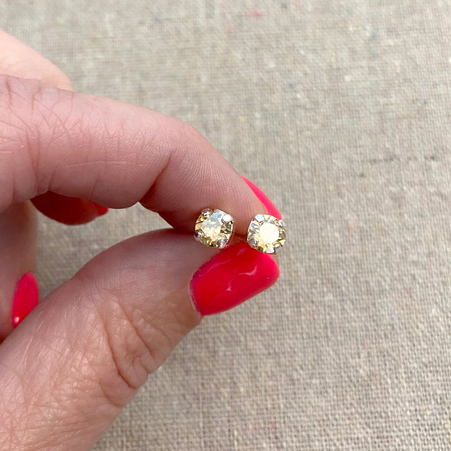 Diamante Post Earrings • 5mm