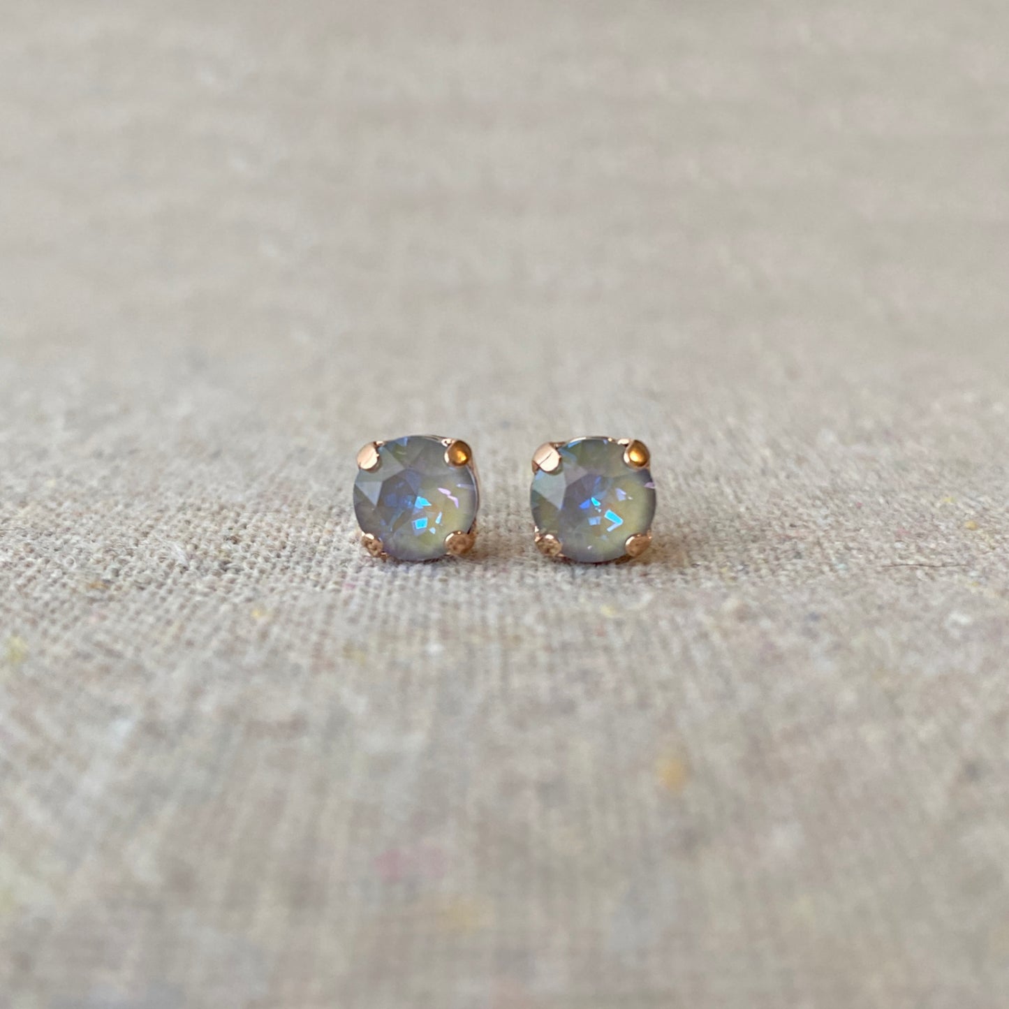 Diamante Post Earrings • 6mm • Pastel DeLite