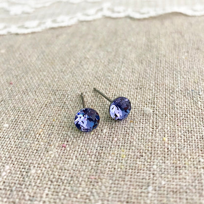 Diamante Invisible Earrings • 6mm