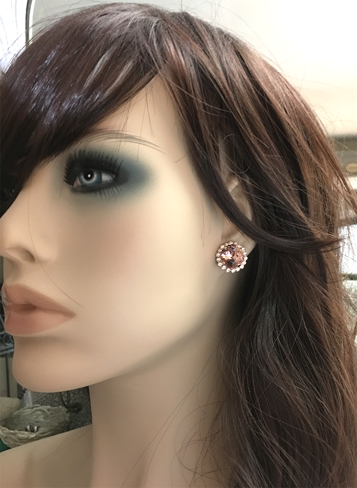 Large Cushion Luxe Post Earrings