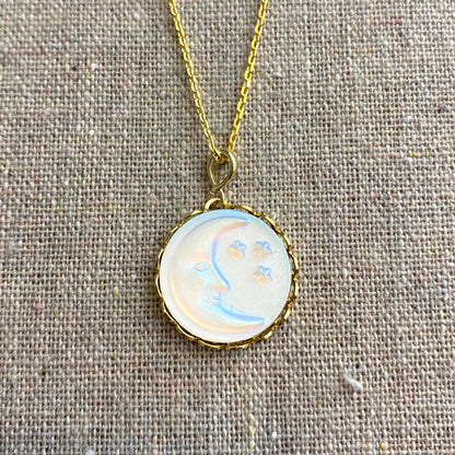 Man on the Moon Necklace