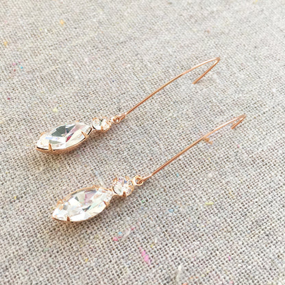 Swarovski Crystal Marquise Earrings