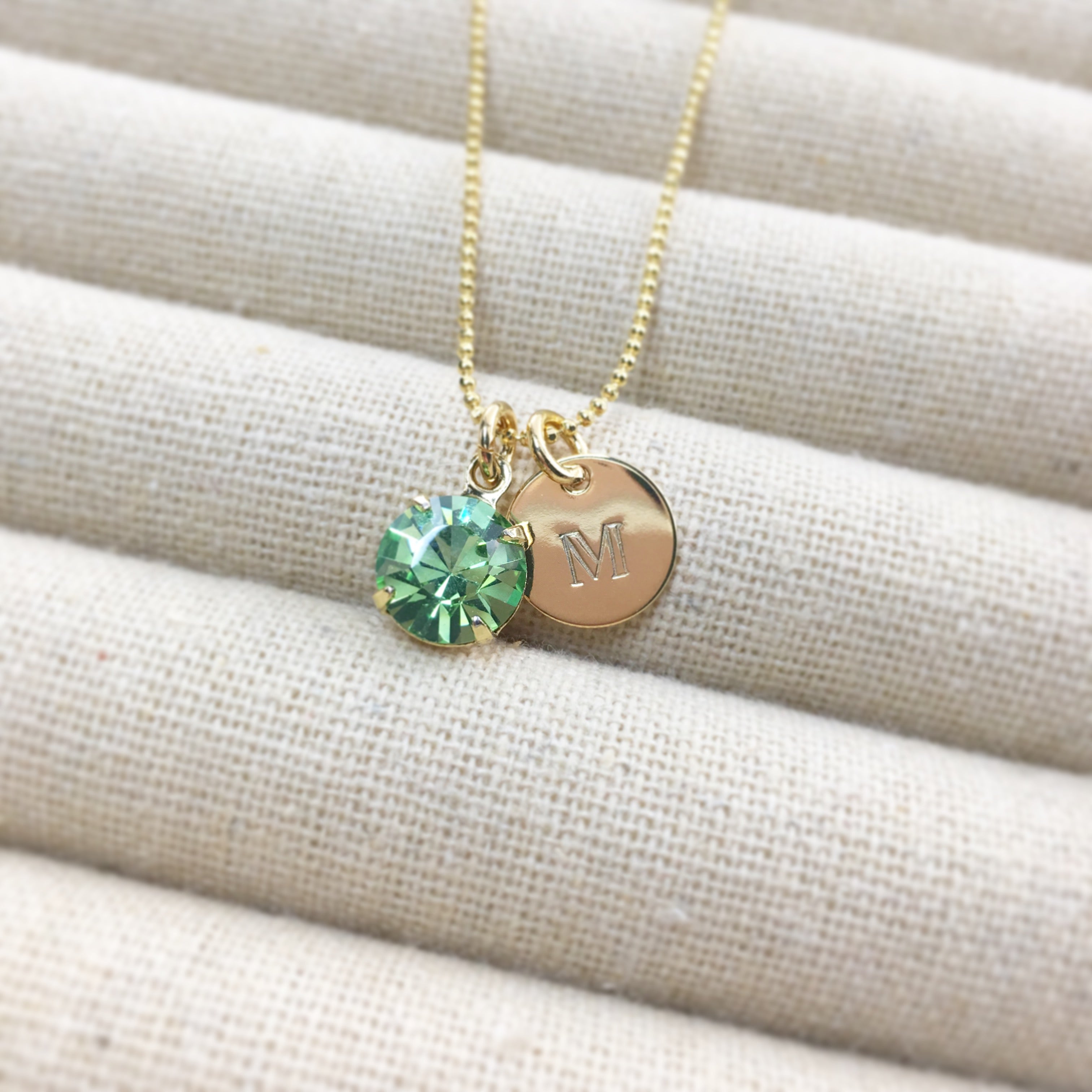Custom Gemstone Letter Necklace by Caitlynminimalist Initial Birthstone  Necklace Name Necklace Jewelry Birthday Gift for Mom NM54F77 - Etsy | Initial  birthstone necklace, Letter necklace, Fingerprint necklace