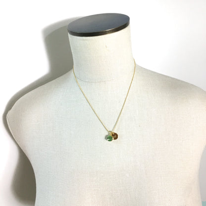 Swarovski Crystal Birthstone Necklace Monogram Initial Charm by Heatherly Jewelry