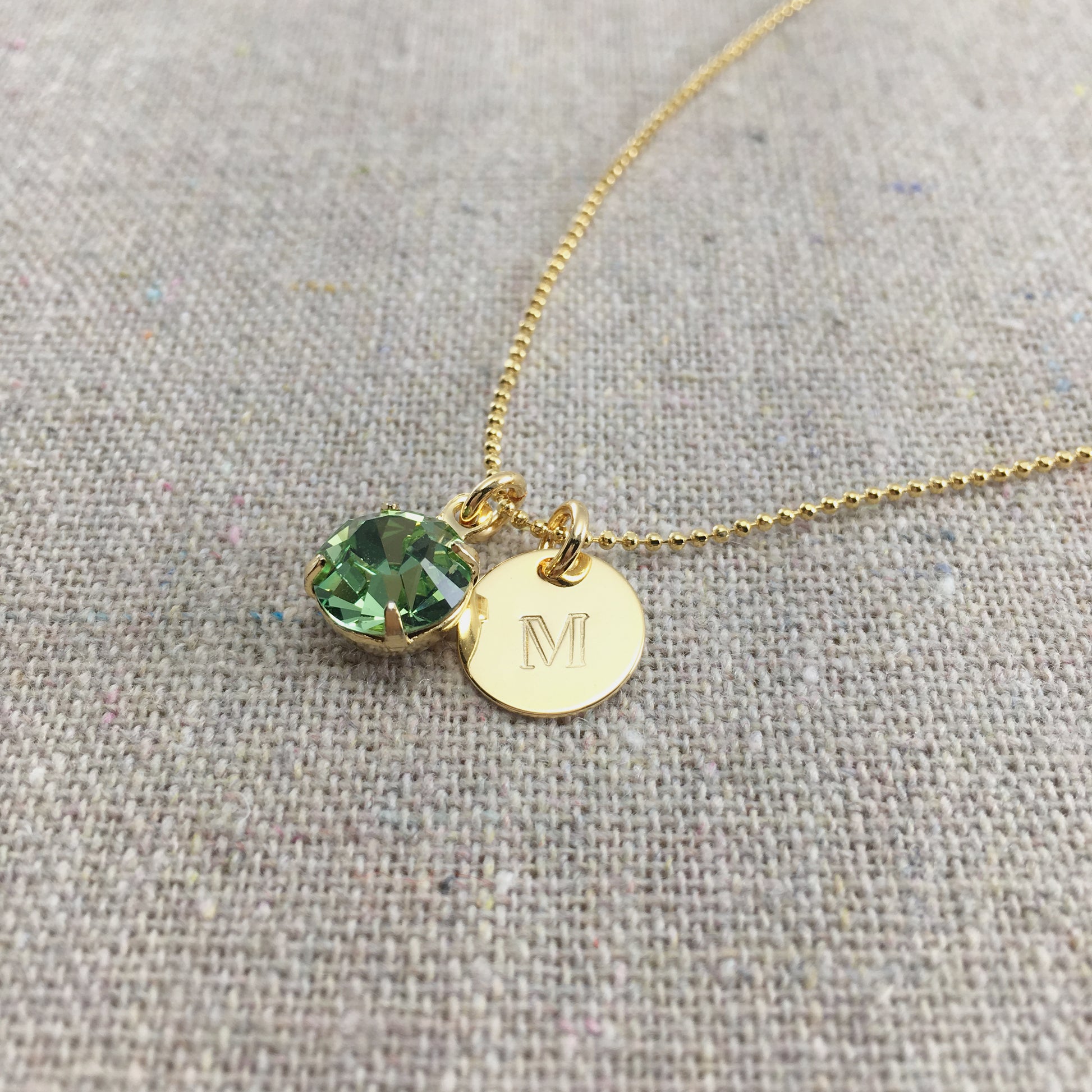 Tiny Name Tag Charm, Personalized Birthstone Necklace, Gold Name Tag Pendant,  Monogram Initial, Custom Engraved, Mini Name Jewelry