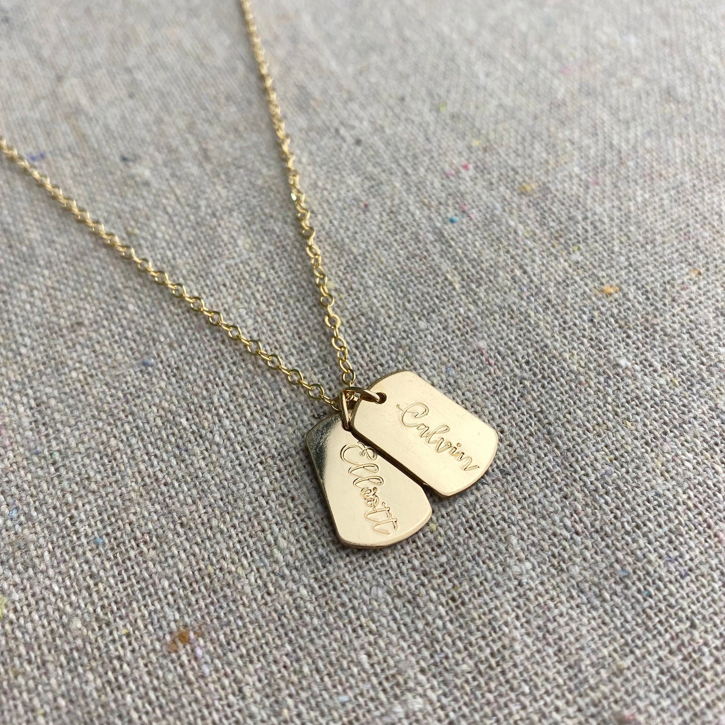 Mini Dog Tag Necklace