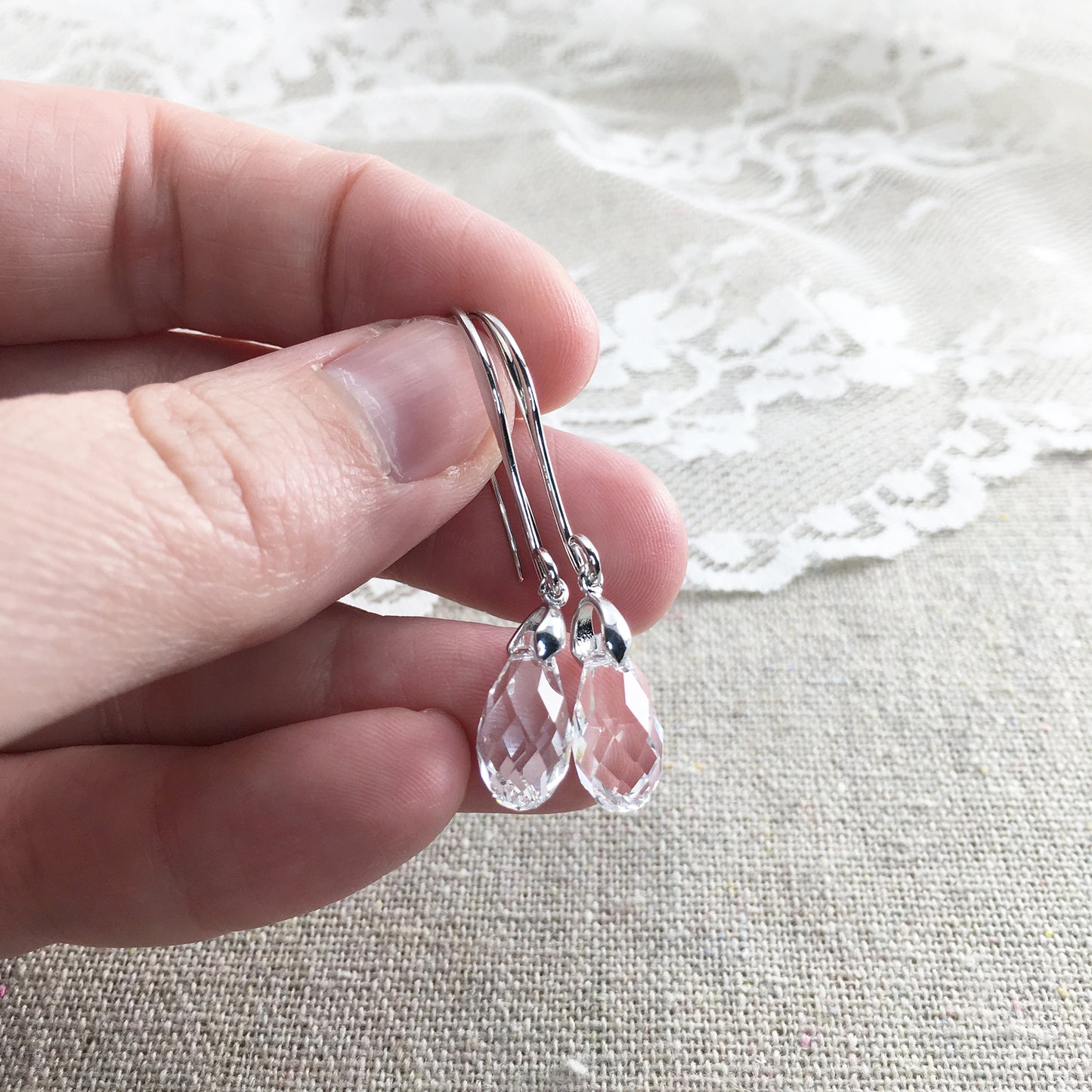 Bridesmaid Swarovski Crystal Earrings